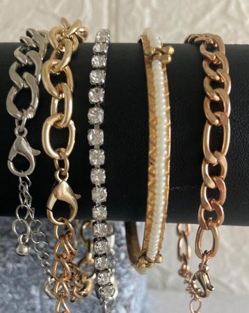 Ensemble de 5 bracelets pour femmes « MKM design » nouveau