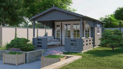 Blokhut - Tuinhuis Sanstrov | 44 mm | vuren onbehandeld, Hobby en Vrije tijd, Overige Hobby en Vrije tijd, Nieuw, Verzenden