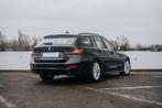 BMW 318dA Touring 2020 AUTOMAAT Camera|Leder|21, Autos, 5 places, Carnet d'entretien, Cuir, Noir