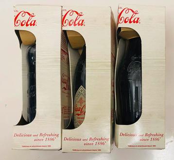 3x Coca-Cola limited edition bottles