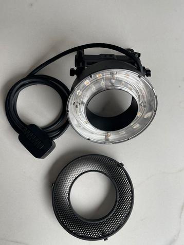 Godox r 200 ringflash met beauty dish en honeycomb grid beschikbaar voor biedingen