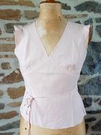 GAP - Jolie blouse rose clair, 100% soie - T.S, Kleding | Dames, Blouses en Tunieken, Gedragen, Ophalen of Verzenden, Roze, Maat 36 (S)