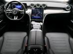 Mercedes-Benz C Estate 180 AMG Line + 19 INCH + LEDER + PTS, Auto's, Automaat, Achterwielaandrijving, Gebruikt, Euro 6