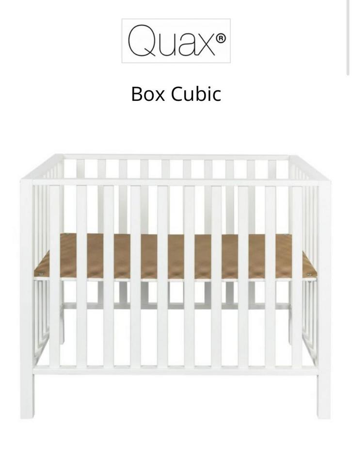 Quax Park Cubic wit, Kinderen en Baby's, Babywiegjes en Ledikanten, Zo goed als nieuw, Ophalen