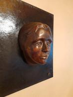 Bronzen sculptuur. 44x54 cm, Antiek en Kunst, Antiek | Religieuze voorwerpen, Ophalen