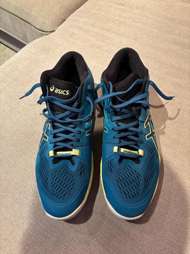 Volleybalschoenen Asics Sky Elite FF (maat 47) hoog model, Sport en Fitness, Volleybal, Zo goed als nieuw, Schoenen, Ophalen