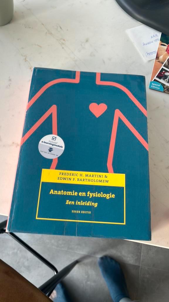 Frederic H. Martini - Anatomie en fysiologie, een inleiding, Boeken, Schoolboeken, Nederlands, Ophalen