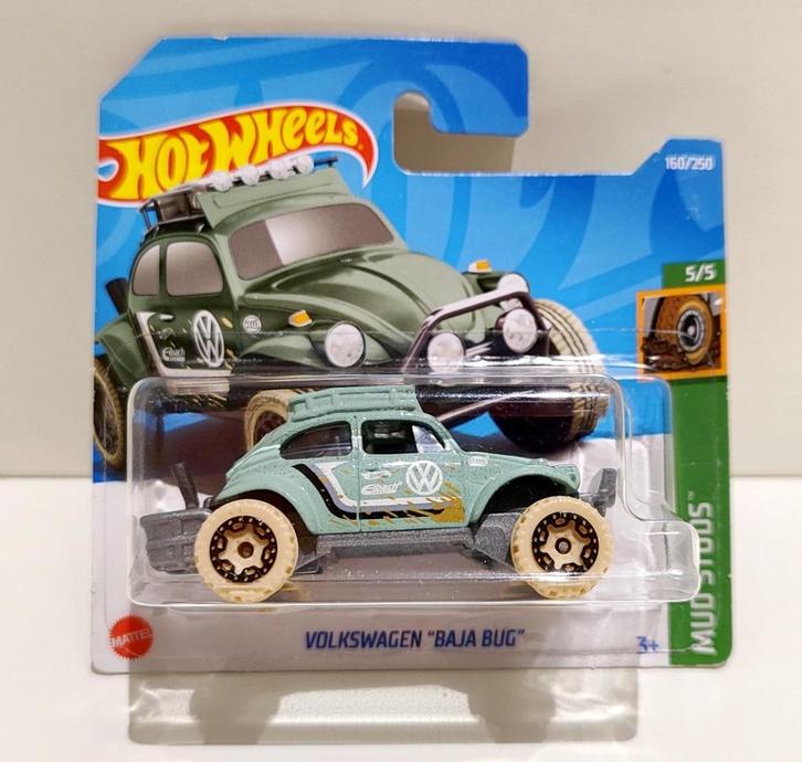 Hot Wheels Volkswagen Baja Bug Licht Groen (2022), Hobby en Vrije tijd, Modelauto's | Overige schalen, Ophalen of Verzenden