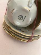 Koffietassen en onderbordjes met Poolse stempel, Antiek en Kunst, Antiek | Servies compleet, Ophalen of Verzenden