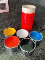 Vintage stapel-asbakken Compagnie Maritime Belge – maritiem, Ophalen of Verzenden