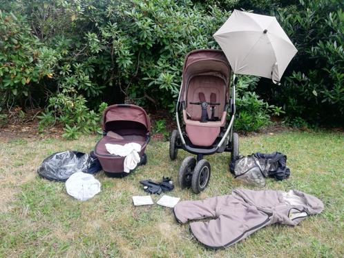 Buggy + draagmand + toebehoren - Maxi Cosi, Kinderen en Baby's, Buggy's, Gebruikt, Maxi-Cosi, Regenhoes, Verstelbare rugleuning