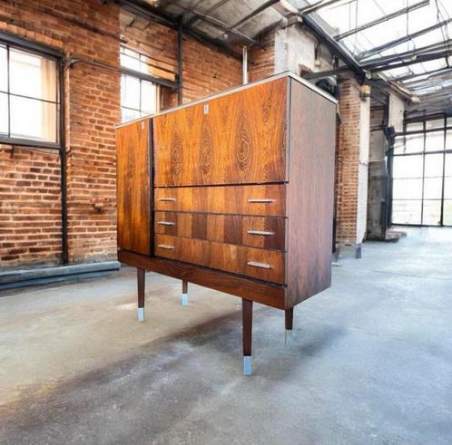 Vintage houten kast - cupboard - barkast, Huis en Inrichting, Kasten | Dressoirs, Gebruikt, Ophalen