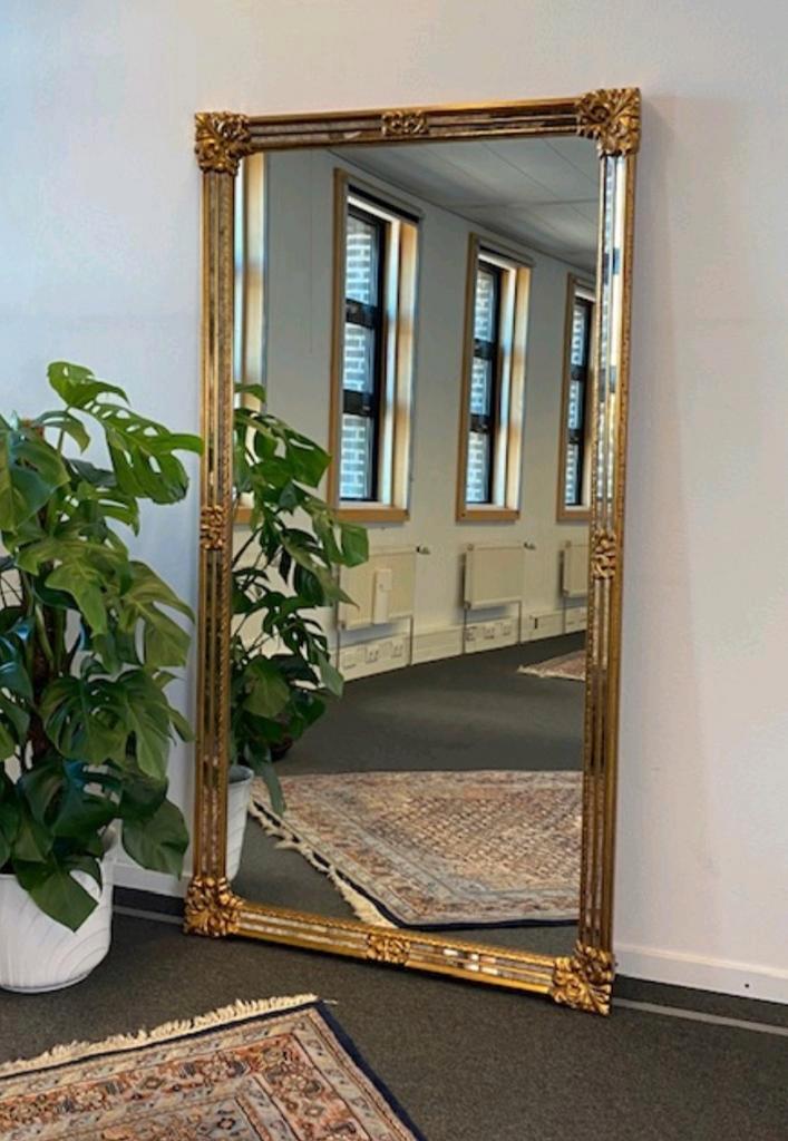 Monumentale Deknudt spiegel, Huis en Inrichting, Woonaccessoires | Spiegels, 75 tot 100 cm, 150 tot 200 cm, Rechthoekig, Ophalen