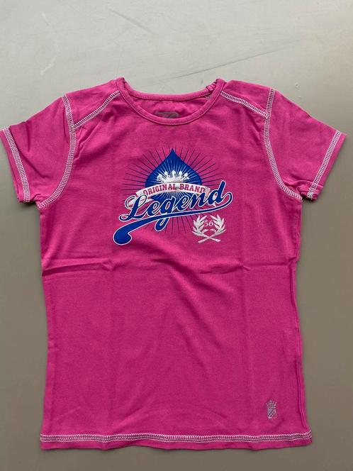 Sport t-shirt roze Rucanor maat 116, Kinderen en Baby's, Kinderkleding | Maat 116, Zo goed als nieuw, Meisje, Sport- of Zwemkleding