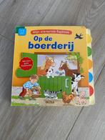 Baby- /peuterboek: Op de boerderij met flapjes - goede staat, Ophalen, Gelezen, Uitklap-, Voel- of Ontdekboek, 1 tot 2 jaar