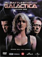 DVD BOX ACTIE- SF- BATTLESTAR GALACTICA (SEIZOEN 3), 5 SCHIJ, Comme neuf, Thriller d'action, Coffret, Enlèvement ou Envoi