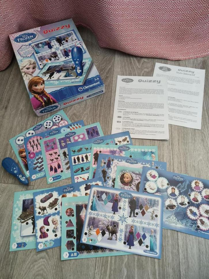 Quizzy electro Frozen Clementoni, Kinderen en Baby's, Speelgoed | Educatief en Creatief, Zo goed als nieuw, Puzzelen, Ontdekken