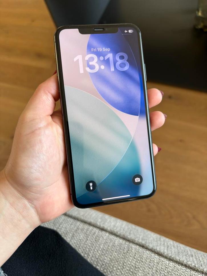 Iphone 11 pro max, Telecommunicatie, Mobiele telefoons | Apple iPhone, Gebruikt, 64 GB, Zonder abonnement, iPhone 11 Pro Max, Grijs