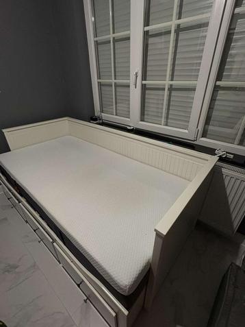 Lit +matelas neuf, Enlèvement, Comme neuf, Matelas