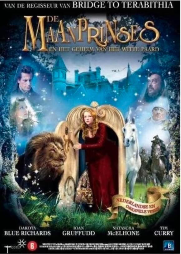 De Maanprinses en het geheim van het witte paard, Cd's en Dvd's, Dvd's | Avontuur, Zo goed als nieuw, Vanaf 6 jaar, Ophalen of Verzenden