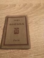 Agenda van juni 1924., Boeken, Ophalen of Verzenden, Zo goed als nieuw