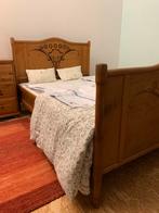 Mooi decoratief antiek bed, Ophalen, Zo goed als nieuw, Twijfelaar, Art deco motief