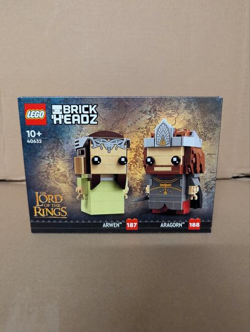 Lego Lord of the Rings 40632 - Aragorn & Arwen BrickHeadz, Kinderen en Baby's, Speelgoed | Duplo en Lego, Nieuw, Lego, Complete set