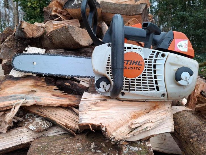 Stihl MS201TC tophandle kettingzaag, Tuin en Terras, Hand-tuingereedschap, Zo goed als nieuw, Verzenden