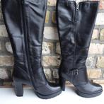 Zwarte hoge dames laarzen, Kleding | Dames, Schoenen, Ophalen of Verzenden, Zo goed als nieuw, Zwart, Hoge laarzen