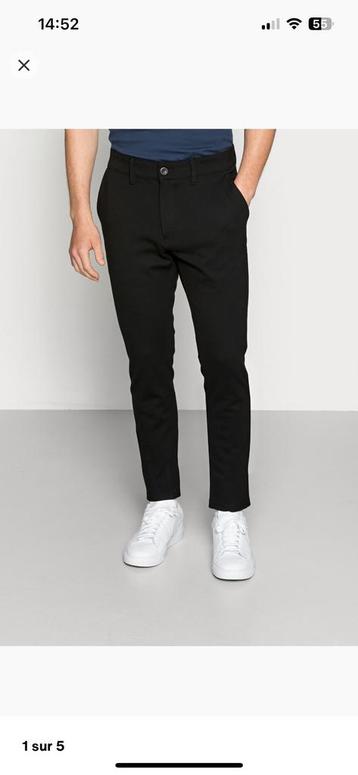 Pantalon classique noir de la marque Denim Project 