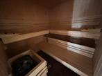 Stijlvolle Finse sauna, Sports & Fitness, Sauna, Comme neuf, Finlandais ou Traditionnel, Enlèvement ou Envoi, Sauna complet