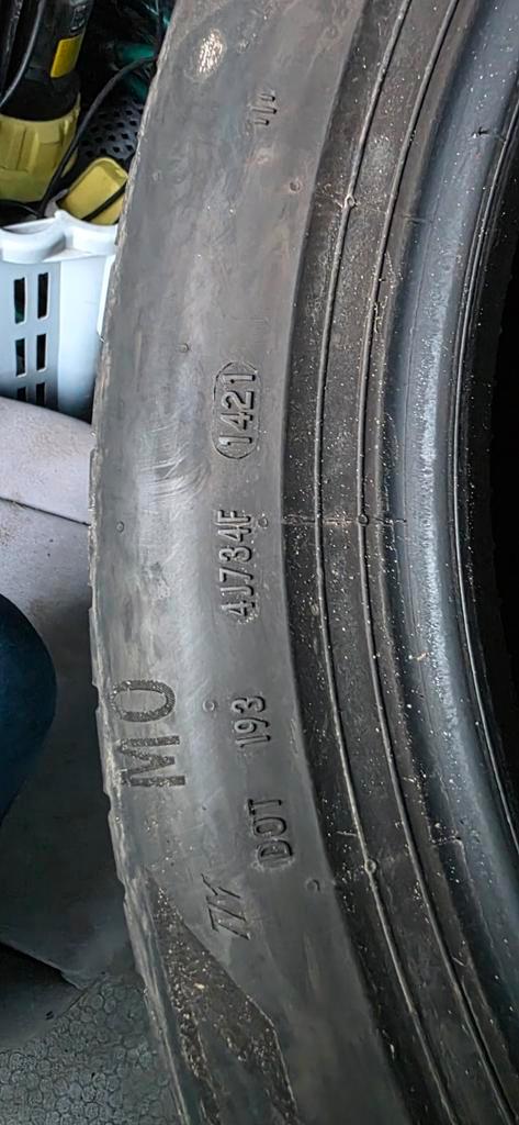 4 banden breedset Continental Cinturato Mercedes e klasse, Auto diversen, Autosport-onderdelen, Gebruikt, Ophalen