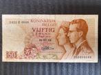 50 Frank, Postzegels en Munten, Bankbiljetten | België, Verzenden, Los biljet
