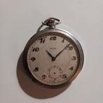 Montre de poche en argent antique INVAR Swiss Made, Enlèvement ou Envoi