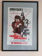 Poster la poursuite implacable, Ophalen of Verzenden, Zo goed als nieuw