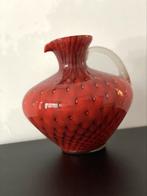 Vase orange vintage - Murano, Maison & Meubles, Accessoires pour la Maison | Vases, Comme neuf, Moins de 50 cm, Enlèvement ou Envoi