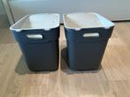 Curver vuilnisbakken, Huis en Inrichting, Woonaccessoires | Prullenbakken, Ophalen, Kunststof, Zo goed als nieuw, Minder dan 50 cm