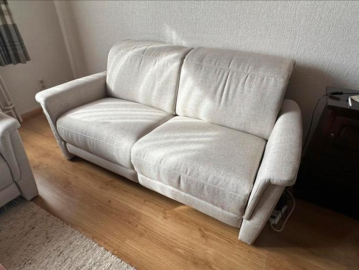 Praktisch nieuwe salon, Huis en Inrichting, Zetels | Zetels en Chaises Longues, Zo goed als nieuw, Stof, Ophalen