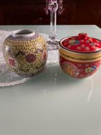 2 vases chinois, Maison & Meubles, Comme neuf, Porcelaine
