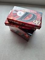 TDK IEC1 TYPE1 Normal Position D90 Casette Tape, Cd's en Dvd's, Cassettebandjes, 2 t/m 25 bandjes, Ophalen of Verzenden, Met bewaardoos, rek of koffer