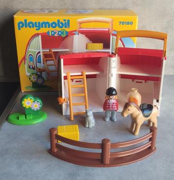 playmobil 1-2-3 70180 mijn meeneem manege beschikbaar voor biedingen