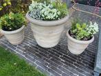 bloempotten, Tuin en Terras, Ophalen of Verzenden, Zo goed als nieuw, Beton