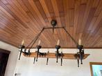 2 kroonlusters met 3 bijpassende wandornamenten, Huis en Inrichting, Lampen | Kroonluchters, Ophalen, Gebruikt, Glas, Antiek