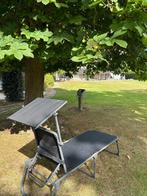 Aluminium ligbed, Tuin en Terras, Ligbedden, Ophalen, Zo goed als nieuw, Aluminium, Verstelbaar