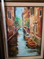 Olieverf op doek Venetië, Antiek en Kunst, Kunst | Schilderijen | Klassiek, Ophalen