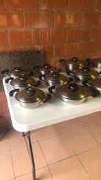 Oude AMC kookpotten, Huis en Inrichting, Keuken | Potten en Pannen, Ophalen, Gebruikt, Inox