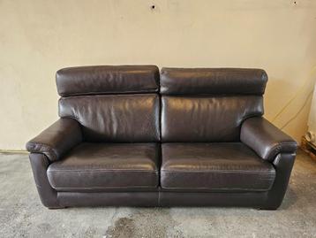 Tweezit donker bruin, 200 à 250 cm, Banc droit, Enlèvement, Utilisé
