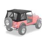 Softtop Bestop Black Denim voor Jeep Wrangler YJ of CJ7, Auto-onderdelen, Ophalen, Gebruikt, Jeep