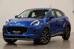 Ford Puma 1.0 EcoBoost mHEV Titanium Automaat, Auto's, Ford, Stof, 1404 kg, Blauw, Bedrijf