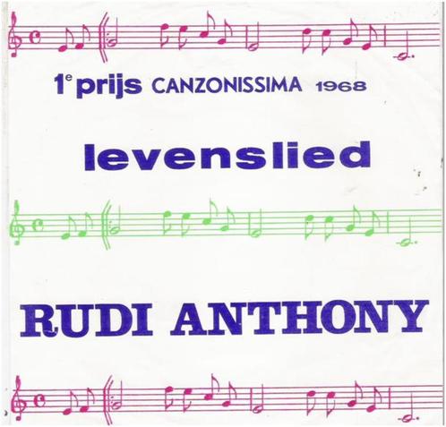RUDI ANTHONY: "Levenslied" - Vlaamse Topper!, Cd's en Dvd's, Vinyl | Nederlandstalig, Ophalen of Verzenden